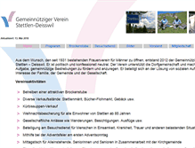 Tablet Screenshot of gnv-stettlen.ch